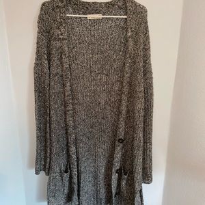Long grey cardigan- Abercrombie